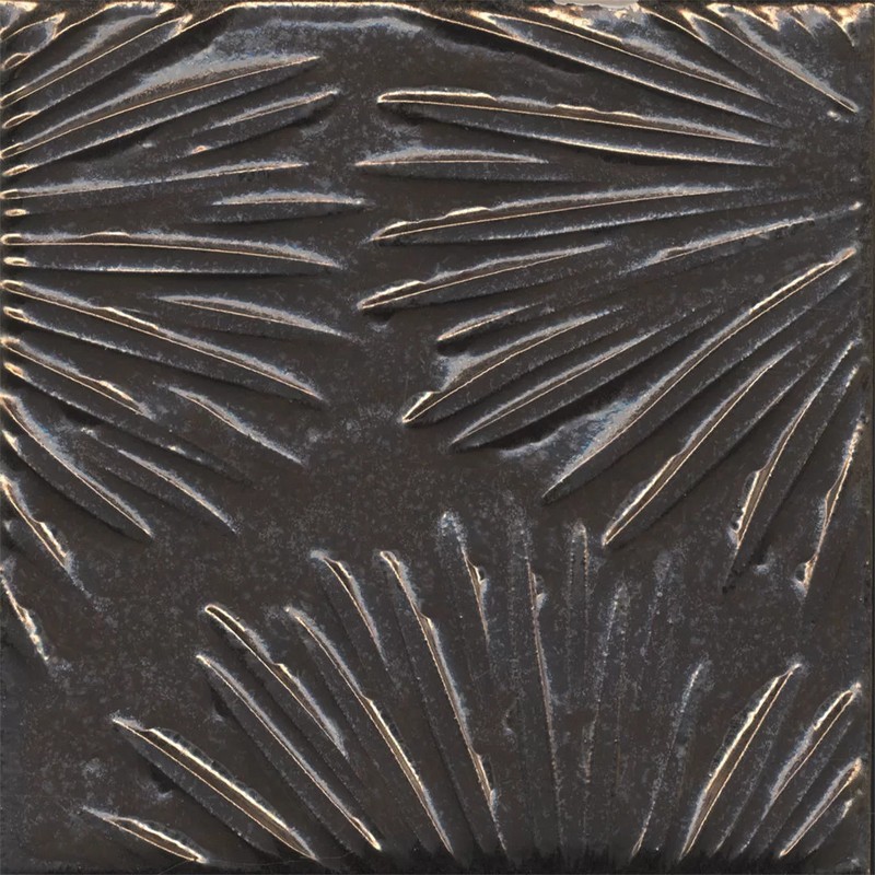 KMD2SFE002BN Агдаль 4 металл матовый структура 15x15x0,9 декор