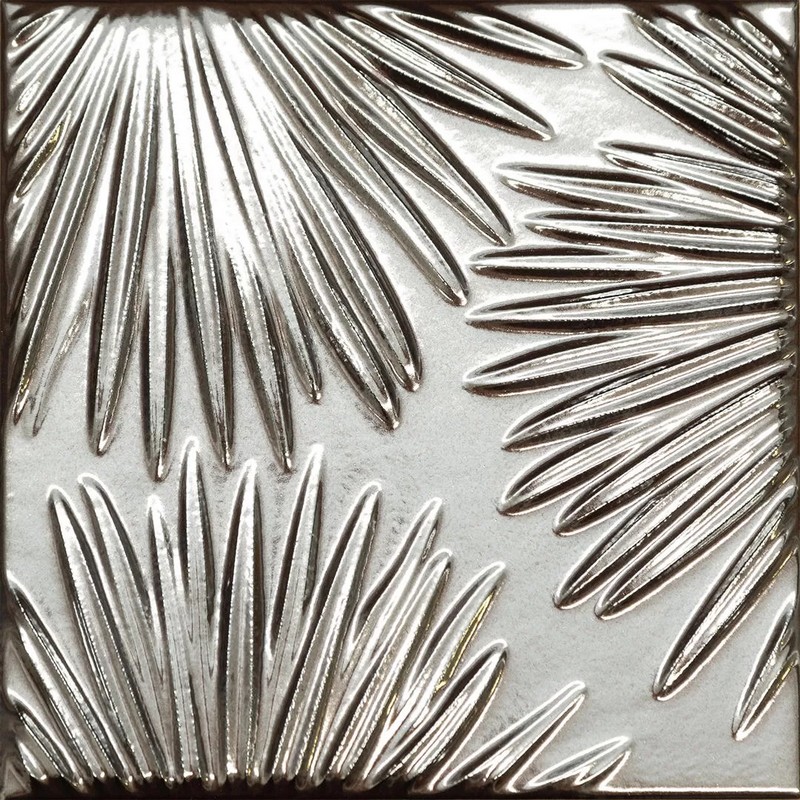 KMD2SFE003BN Агдаль 4 металл глянцевый структура 15x15x0,9 декор