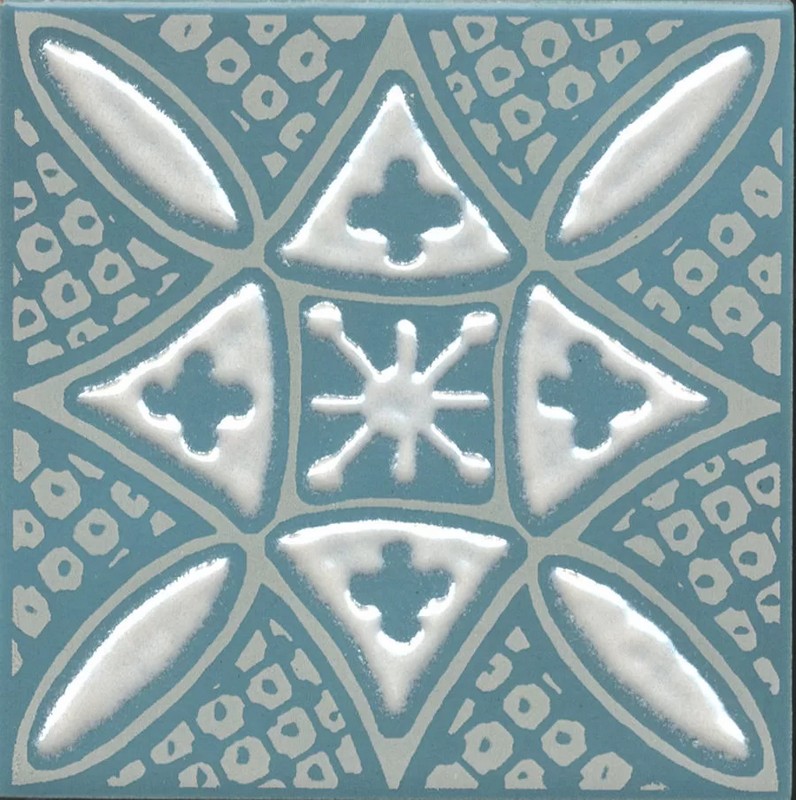 KMD3STA020GN Бахия 2 бирюзовый глянцевый 9,8x9,8x0,7 декор