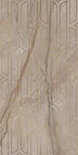 KMD3STA071BR Ифран бежевый светлый глянцевый обрезной 60x119,5x0,9 декор
