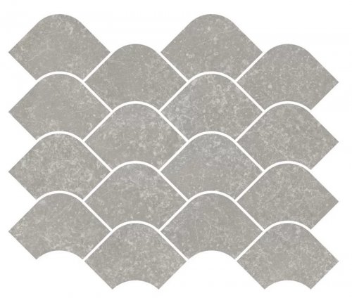 KMD2HID002BR Касабланка наборный серый матовый обрезной 30x25x0,9 декор