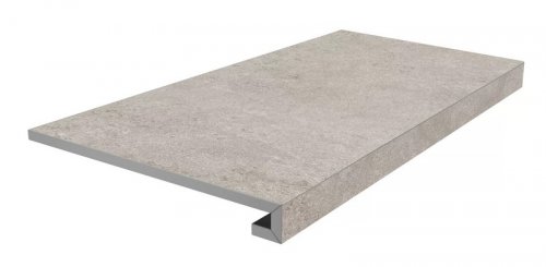 KM8080G0031RGCF Ступень фронтальная клееная Портленд серый светлый матовый обрезной 33x80x0,9