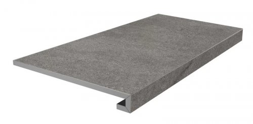 KM8080G0051RGCF Ступень фронтальная клееная Портленд серый тёмный матовый обрезной 33x80x0,9