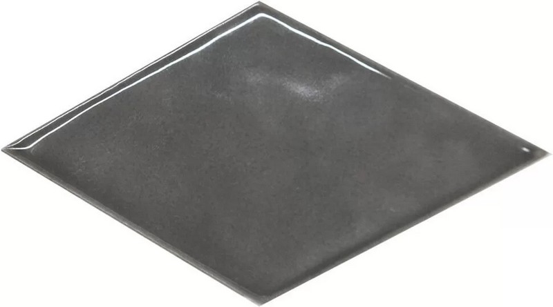 KMD2SRB004BN Риад серый тёмный глянцевый 13,5x7,8x0,9 декор