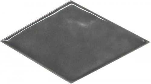 KMD2SRB004BN Риад серый тёмный глянцевый 13,5x7,8x0,9 декор