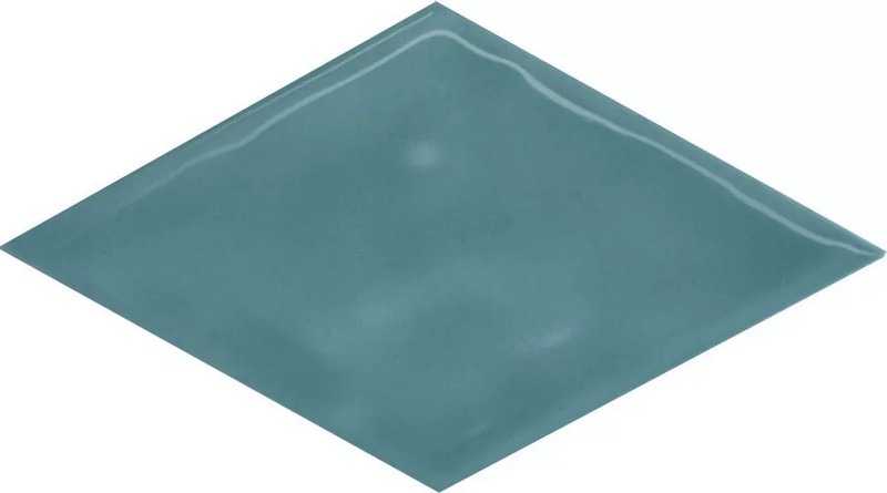 KMD2SRB010BN Риад бирюзовый глянцевый 13,5x7,8x0,9 декор