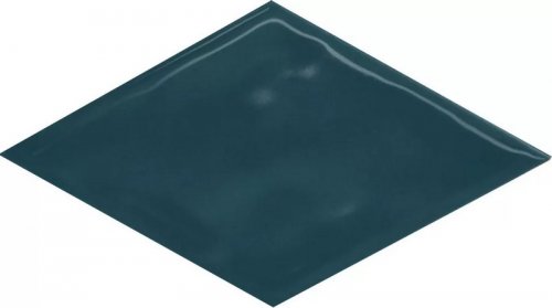 KMD2SRB011BN Риад бирюзовый тёмный глянцевый 13,5x7,8x0,9 декор