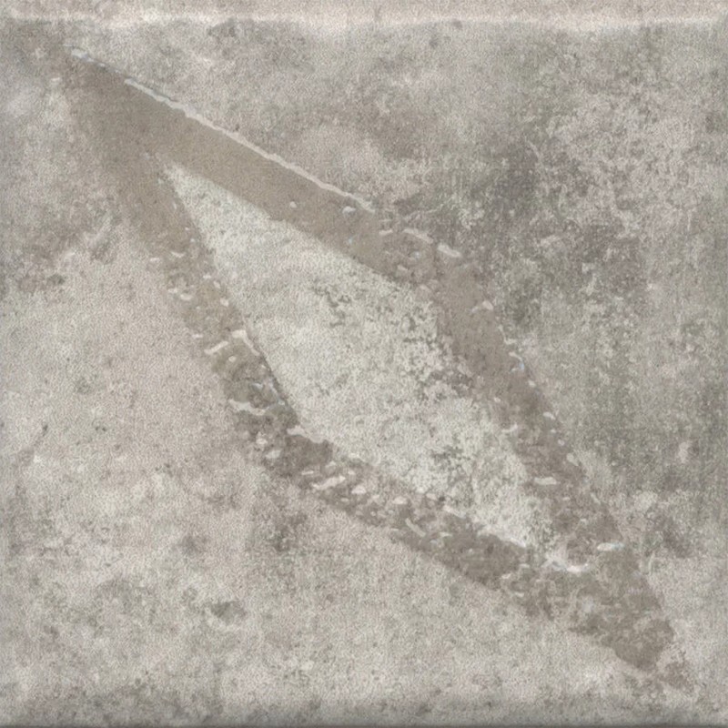 KMD3STA037GN Спартель 2 серый матовый 9,8x9,8x0,7 декор