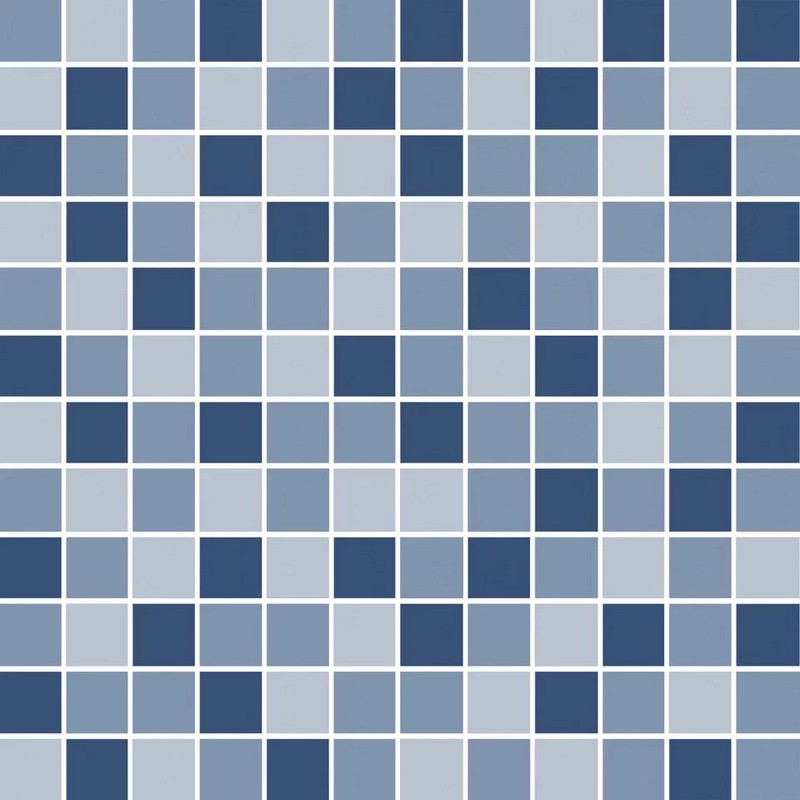 KMD2MSM008MN Темари мозаичный микс синий матовый 29,8x29,8x0,35 декор