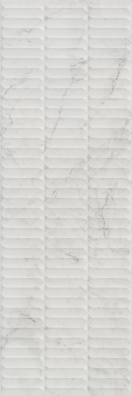 KM3090B0160R Тубкаль белый глянцевый структура обрезной 30x89,5x1,05 керамическая плитка