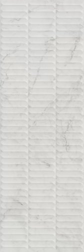KM3090B0160R Тубкаль белый глянцевый структура обрезной 30x89,5x1,05 керамическая плитка