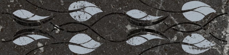 KMB3STA003BR Тубкаль чёрный глянцевый обрезной 30x7,2x0,9 бордюр