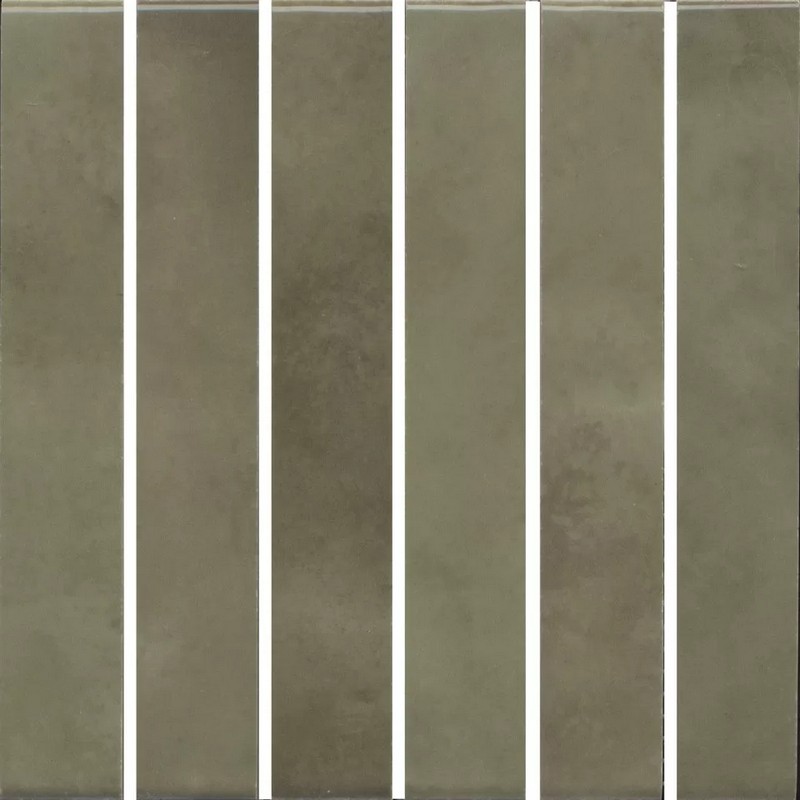 KMD2MSM003BN Фес мозаичный зелёный глянцевый 15x15x0,77 декор