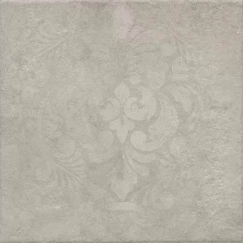 KM4040G0061N Хадду серый светлый матовый декорированный 40,2x40,2x0,8 керамогранит