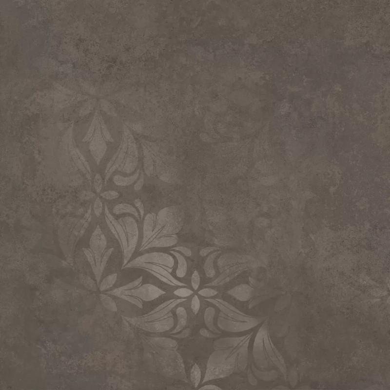 KM4040G0081N Хадду коричневый матовый декорированный 40,2x40,2x0,8 керамогранит