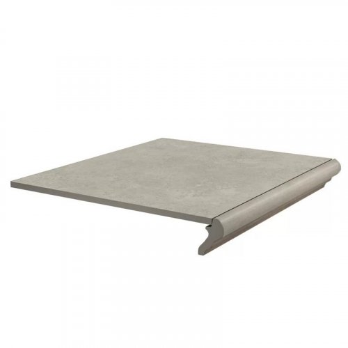 KM4040G0011NGTF Ступень фронтальная Хадду серый светлый матовый 40,2x34x0,8