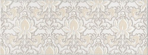 Декор Кастильони белый 15x40