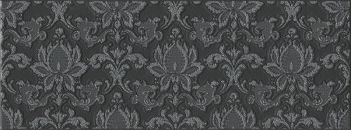 Декор Кастильони черный 15x40