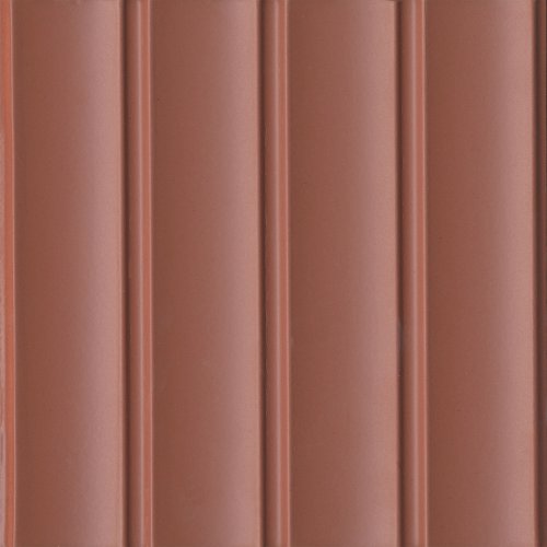 Декор Аква Альта 1 красный матовый структура 20x20