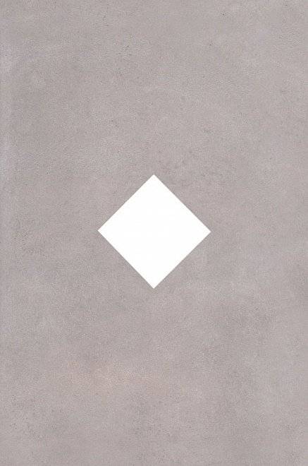 Декор Александрия с вырезом серый 20x30