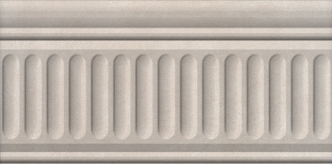 Бордюр Александрия светлый структурированный 9,9x20
