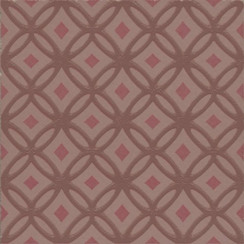 Декор Агуста 1 розовый матовый 9,8x9,8