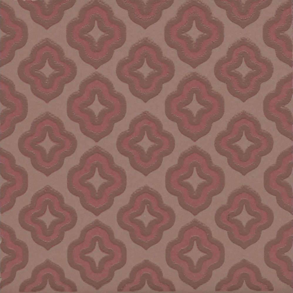 Декор Агуста 2 розовый матовый 9,8x9,8