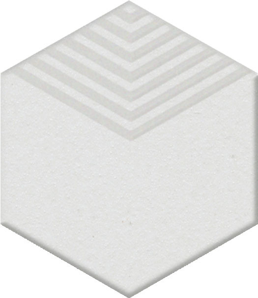 Декор Агуста белый 5,2x6