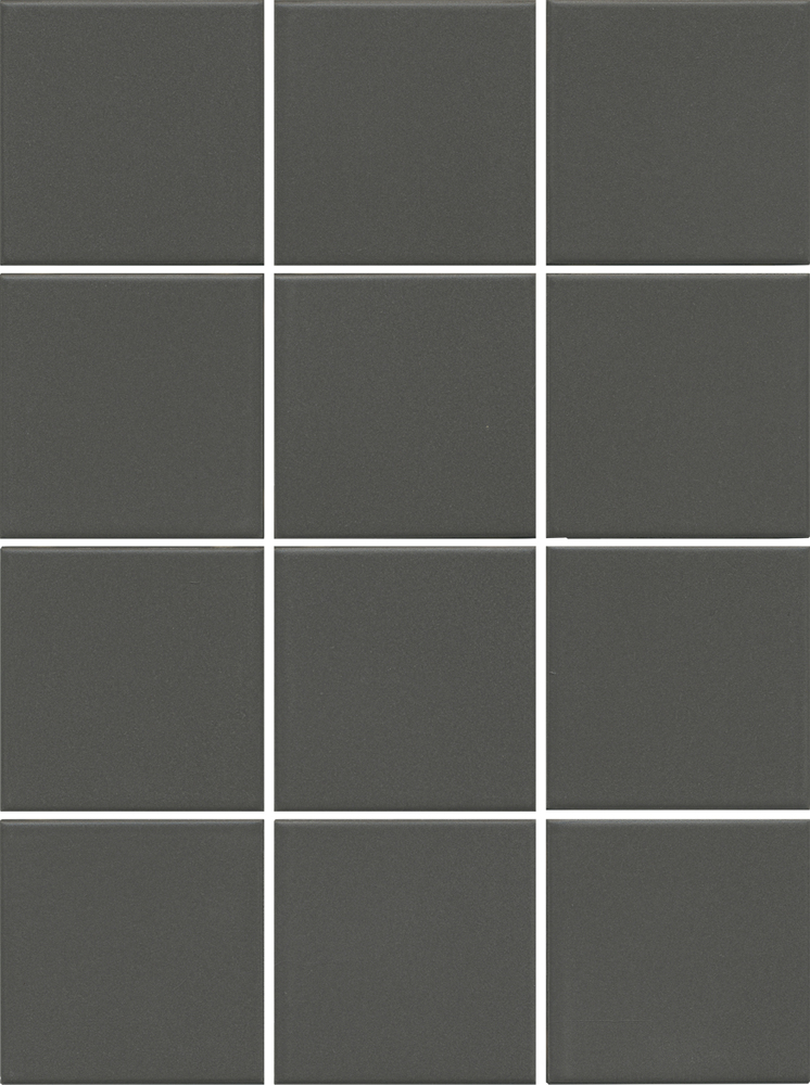 Керамогранит Агуста серый темный натуральный из 12 частей 9,8x9,8