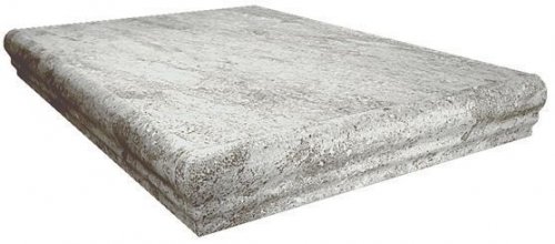 Ступень Терраса серый угловая универсальная 30x30