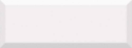 Плитка Бельканто белый грань 15x40