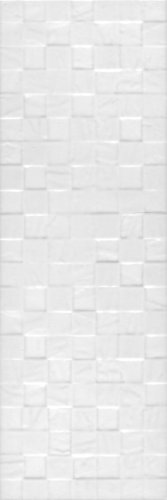 Плитка Бьянка белый глянцевый мозаика 20x60