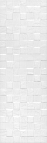 Плитка Бьянка белый матовый мозаика 20x60
