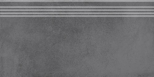 Ступень Мирабо серый темный обрезной 30x60