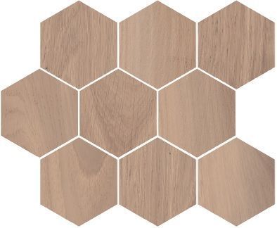 Керамогранит Монруж капучино светлый, полотно из 9 частей 10,4x12