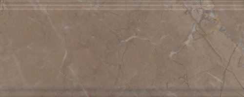 Бордюр Серенада бежевый темный глянцевый обрезной 12x30