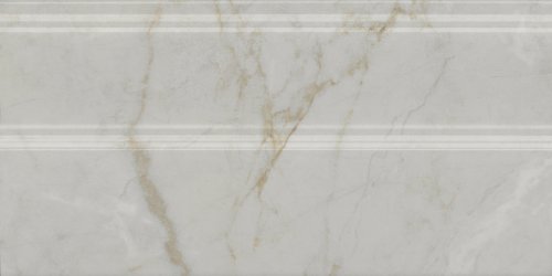 Плинтус Серенада белый глянцевый обрезной 15x30