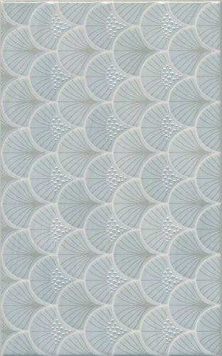 Декор Сияние голубой 25x40