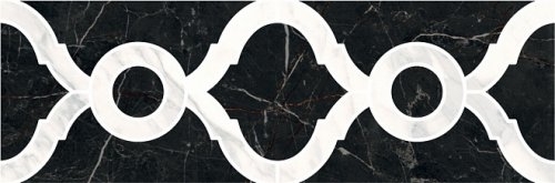 Бордюр Фрагонар наборный черный 9,9x30