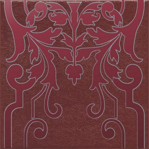 HGD/C566/5293 Барберино 2 бордо глянцевый 20x20x0,69 декор
