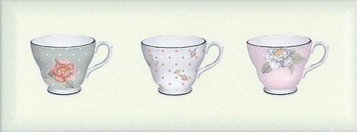 STG/C274/15033 Веджвуд Чашки зеленый грань декор