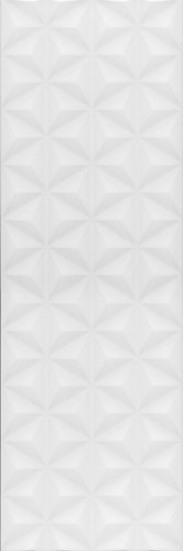 12119R Диагональ белый структура обрезной 25х75 керамическая плитка