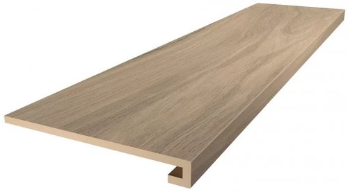 Ступень Монтиони бежевый темный матовый обрезной 33x119,5