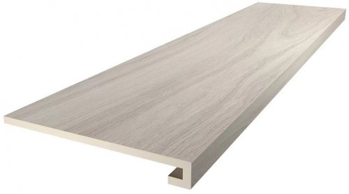 Ступень Монтиони миндальный матовый обрезной 33x119,5