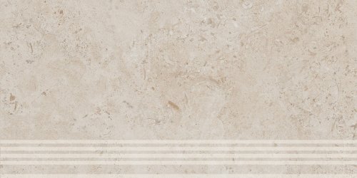 Ступень Про Лаймстоун бежевый натуральный обрезной 30x60