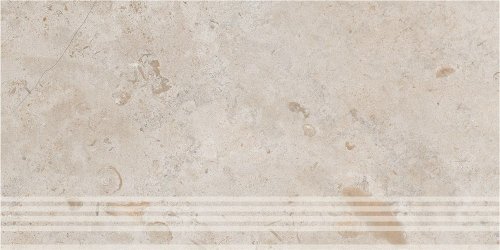 Ступень Про Лаймстоун бежевый темный натуральный обрезной 30x60