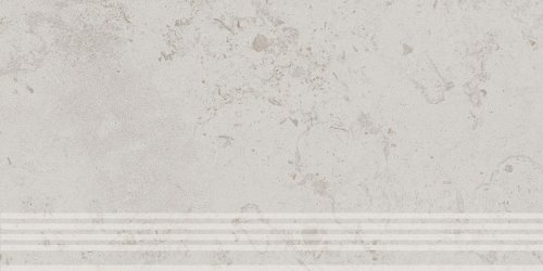 Ступень Про Лаймстоун серый светлый натуральный обрезной 30x60