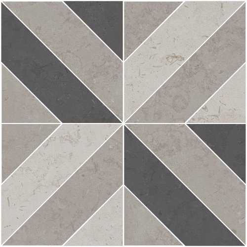 Декор Про Лаймстоун серый матовый 60x60