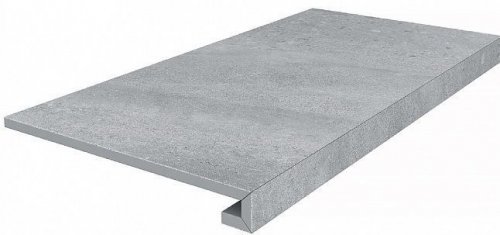 Ступень Про Матрикс клееная серый обрезной 33x60