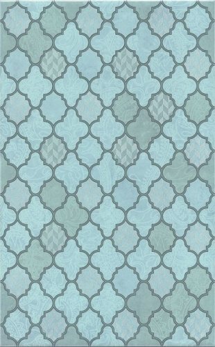 Декор Фоскари бирюзовый 25x40